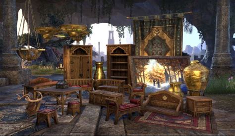 elder scrolls online furnishings|More.